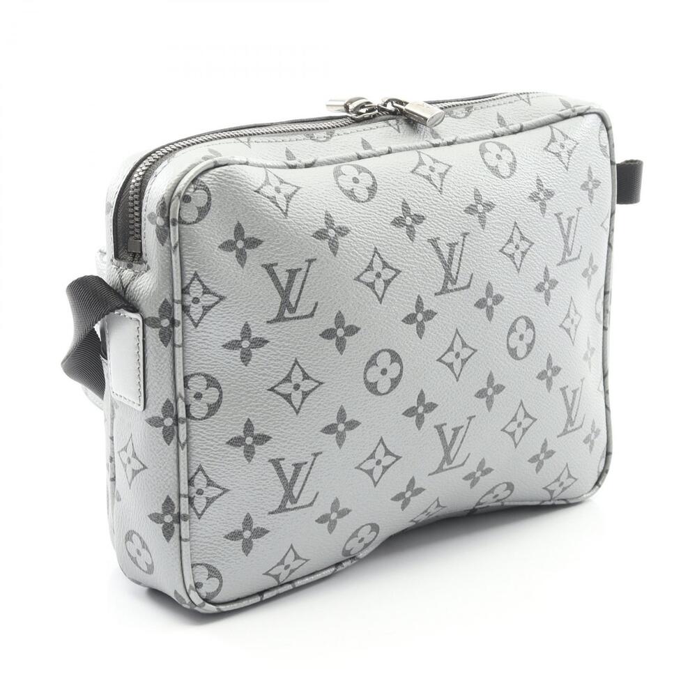 Louis Vuitton Reflect Messenger Monogram Shoulder Bag Canvas Silver Tone